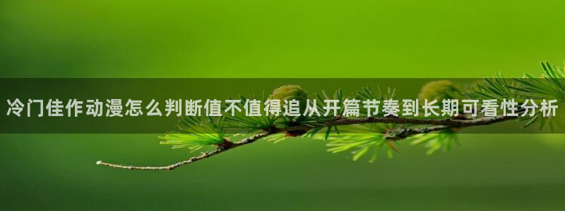 动漫天堂在线动漫排行：冷门佳作动漫怎么判断值不值得追从开篇节奏到长期可看性分析配图