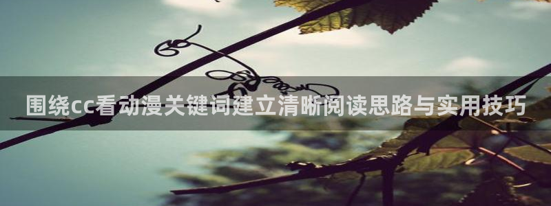 动漫天堂最新收录:围绕cc看动漫关键词建立清晰阅读思路与实用技巧配图